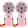 thumbnail image 1 of 2 Paquetes de Ventiladores Portátiles de Mano Enituo, Plegables, Batería de 15H, 1 of 8