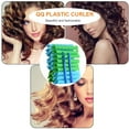 thumbnail image 2 of facefd 1 Ensemble Rouleau à Cheveux Service de Longue Date Fonction Puissante Utile Helper Curlers Curler Design Unique Coiffure Curler pour Cheveux Longs Bleu + Vert, 2 of 5