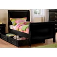 thumbnail image 1 of Emmet Twin Size Louis Phillippe Sleigh Bed with Optional Trundle, 1 of 1