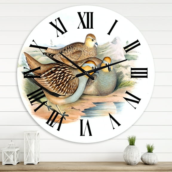 Designart 1 in Quartz Traditional Wall Clock