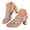 d-Gold, variant on Women's Chunky Heels Strappy Trendy Dressy Party Shoes Square Toe Block Heel Sandals Ladies Tie Up Summer Heeled Shoes Black 6.5