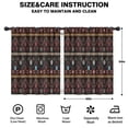 thumbnail image 2 of Blackout Kids Curtains,Colorful Geometric Striped Pattern Childrens Insulated Curtains Set Of 2,Bedroom Essentials,Toddler Room Decor 42x54in(106x137cm), 2 of 5