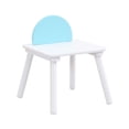 thumbnail image 6 of CASEMIOL Kids Table and Chairs Set, Kids Desk and Chair Set with 4 Chairs and 1 Round  Storage Table for Boys Girls Kids 3-5, Colorful Chairs for Kids Play Room Dining Room Bedroom, 5 PCS, Wood, 6 of 8