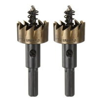 Uxcell 24mm M35 HSS (High Speed Steel) Hole Saw Drill Bit Cutter for Stainless Steel Alloy Metal 2 Pack