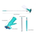 thumbnail image 3 of Portable Pool Vacuum Handheld Pool Blaster Vacuum Cleaner with 3 Scrub Brushes and Detachable 6 Secti0n Pole and a Filter Bag for Above Ground and Inflatable Pool Spa & Fountains, 3 of 9