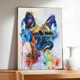 thumbnail image 4 of Hudo Boxer Dog Canvas Wall Art Music Decor, Dog Pictures Poster Animal Painting Dog Listening Music Poster for Music Room Decor Living Home Decoration, 4 of 5