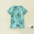 thumbnail image 6 of Cowsor Little Boys One Piece Swimsuit Lovely Print Half Placket Design UV Protection Quick Dry for Beach Pool and Summer Water Activities, 6 of 7