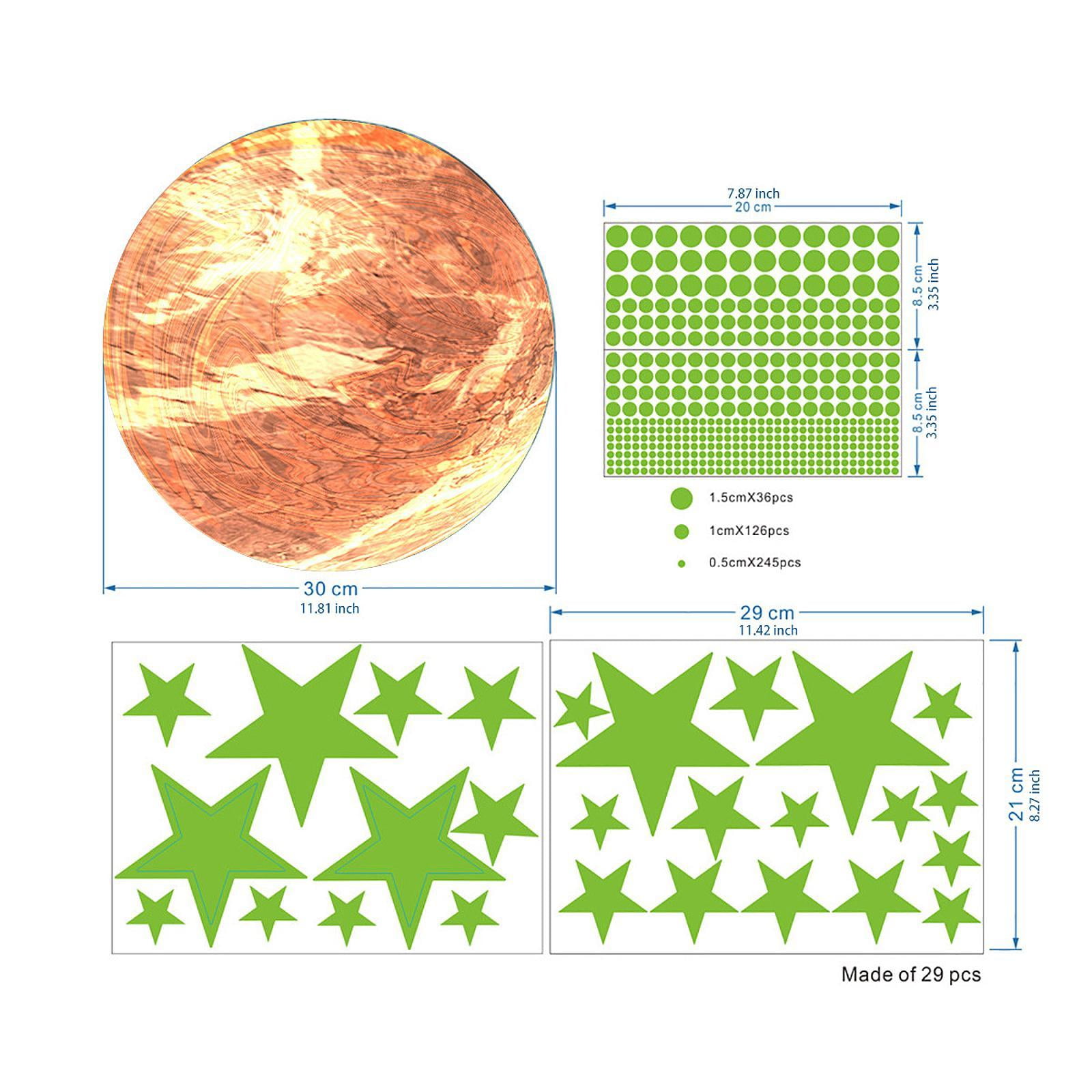 Pegatinas de estrellas que brillan en la oscuridad, despegables y  pegajosas, decoración artística DIY, resistentes y luminosas para techo,  fiestas, | Bodega Aurrera en línea