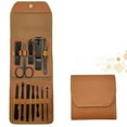 thumbnail image 1 of Premium Stainless Steel Nail Clipper Set with Leather Case - Sharp Rustproof Manicure Kit for Home & Travel - Professional Nail Care Tools for Toenails Fingernails Grooming Beauty Essentials, 1 of 4