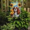 thumbnail image 2 of Cavalier Spaniel in Sunflowers Garden Flag 11.25 in x 15.5 in, 2 of 5