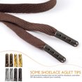 thumbnail image 2 of SHISUYAN 20pcs Metal Shoelace Tips Aglets Replacement Shoe Lace Tips DIY Shoelaces Materials, 2 of 8