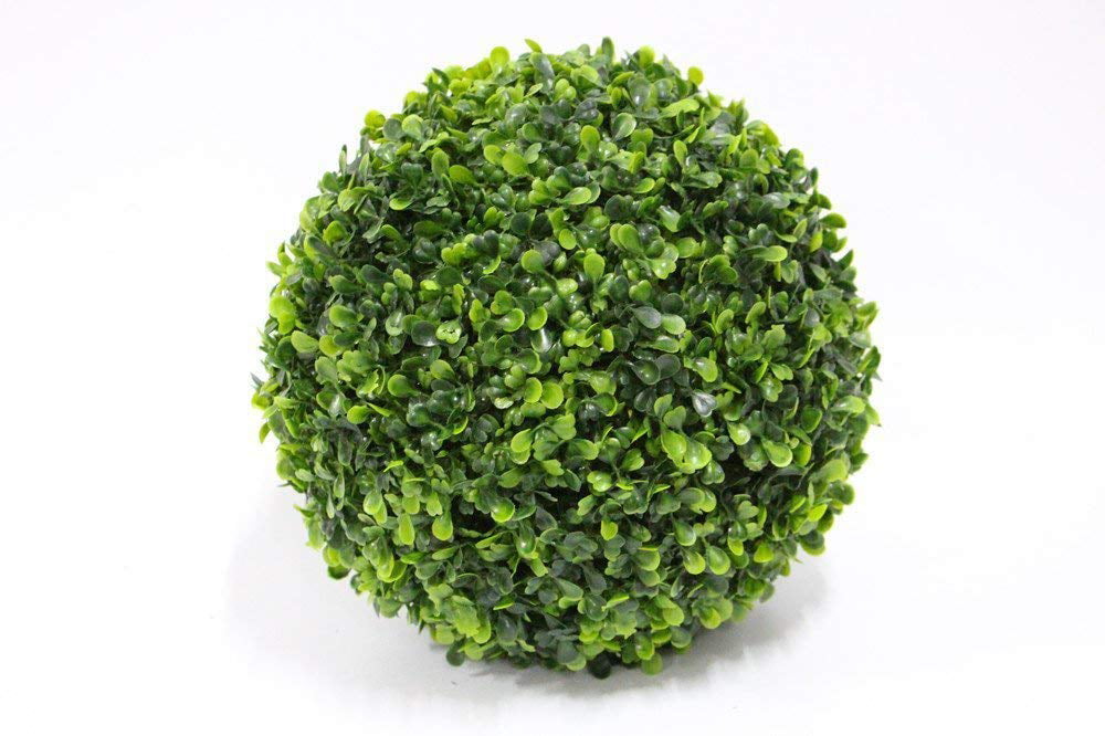 Best Artificial 35cm Green Boxwood Buxus Topiary Ball grass hanging flower new 