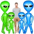 thumbnail image 1 of Gigante inflable de Halloween Alien Zhanmai de 160 cm y 90 cm, 4 unidades, 1 of 7