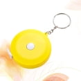 thumbnail image 2 of Mini Tape Measure Portable High Precision Tape Measure With Ring for Home Outdoor (Yellow, 1.5m), 2 of 9