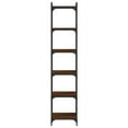 thumbnail image 2 of vidaXL Bookcase 6-Tier Brown Oak 40x30x188 cm Engineered Wood, 2 of 5