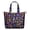 Cottagecore, variant on Weekender Bag Featuring American Food Swich Prints Large Capacity Travel Tote Bag with Hamburger Junk Food Designs, Lightweight Adjustable Strap for Weekend Trips