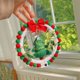 thumbnail image 3 of Decoraciones navideñas, adornos navideños, regalos navideños Regalo de Navidad Paquete de material para corona navideña de bricolaje Kit de material para corona navideña de bricolaje con pegamento de, 3 of 3