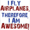 thumbnail image 3 of CafePress - I Fly Airplanes T Shirt - Men's Classic Graphic T-Shirt, 3 of 4