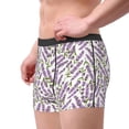 thumbnail image 3 of Bingfone Lavender Flowers Men's Underwear - Casual Stretch Boxer Briefs-, 3 of 7