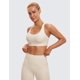 thumbnail image 2 of Sostén CRZ YOGA Naked Feeling con tirantes y copas acolchadas para yoga Blanco XL, 2 of 6