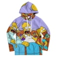 thumbnail image 3 of Simpsons Kid Hoodies Boys Girls 3D Graphic Sweatshirt Long Sleeve Pullover Hoodie Casual Hooded Sweater Coat XL, 3 of 6