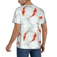 thumbnail image 2 of Easygdp Koi Fish Corals,Spring Summer Mens T-Shirts Baseball Vintage Fashionable Lightweight Casual Crew Neck Slim Fit with Long Sleeves-3X-Large, 2 of 7