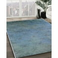 thumbnail image 3 of Ahgly Company Machine Washable Indoor Rectangle Industrial Modern Blue Koi Blue Area Rugs, 7' x 9', 3 of 7