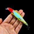 thumbnail image 6 of 2PC 16 Colors 3D Suspended Minnow Fishing Lures Jigs Tall Eyes Sunken High Carbon Steel baits 0.5-2M, 6 of 10