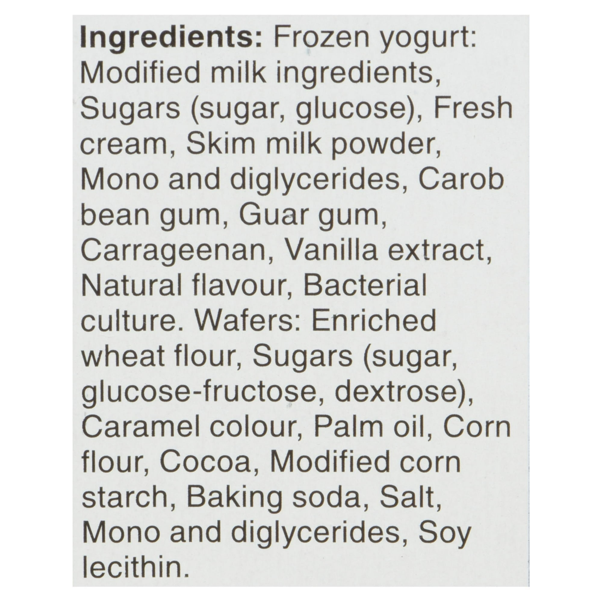 Chapman's Super Sandwich Vanilla Frozen Yogurt in a Box, 12 x 120mL