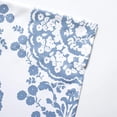 thumbnail image 4 of DriftAway Samantha Floral Damask Medallion Pattern Valance Single Rod Pocket, 52" x 24" Plus 2" Header, Dusty Blue, 4 of 7