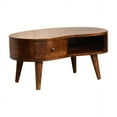 thumbnail image 2 of Artisan Furniture Solid Wood Mini Chesnut Wave Coffee Table, 2 of 7
