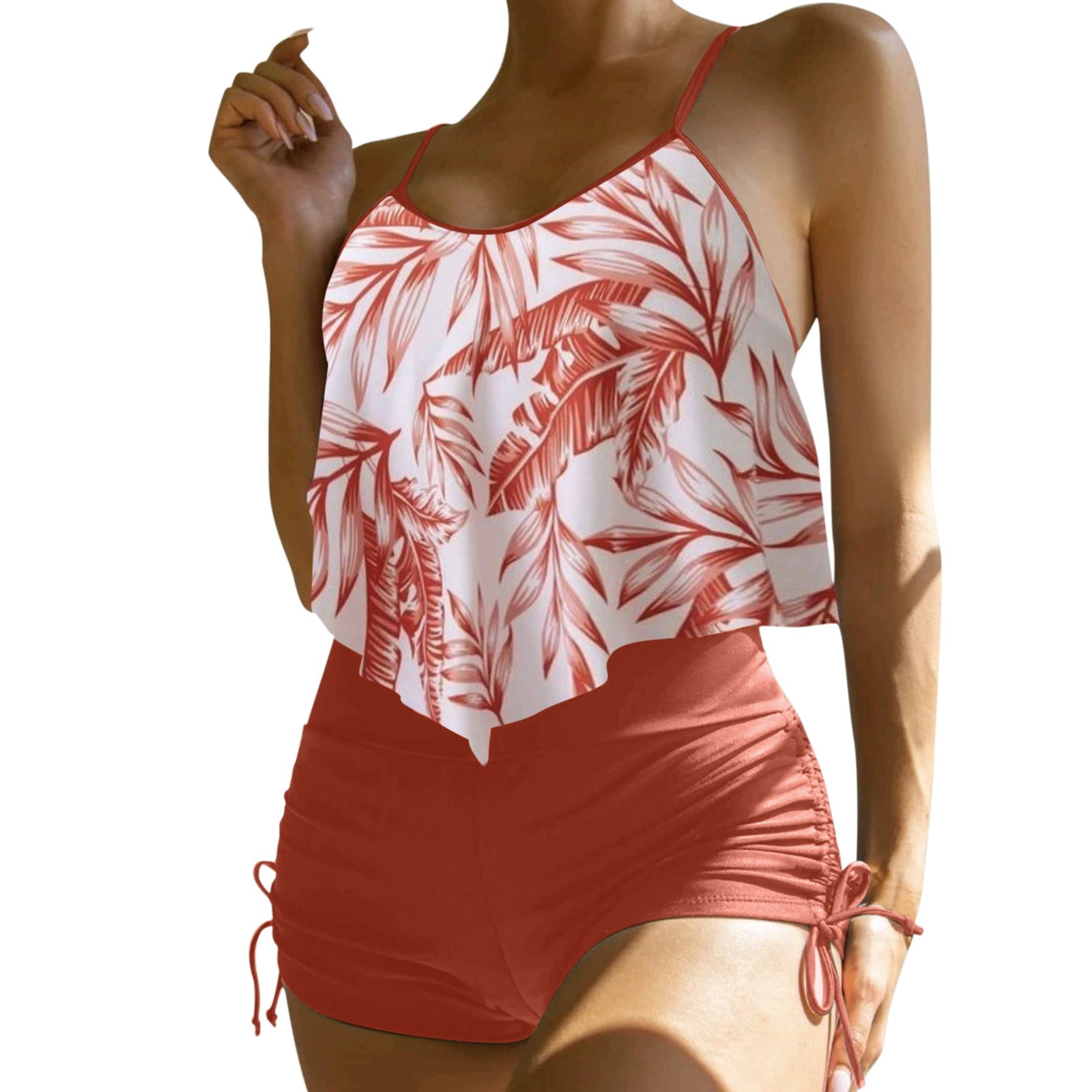 Tankini Tops For Women Swimwear Long Swim Shorts for Women Board Shorts