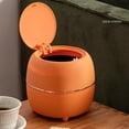 thumbnail image 5 of 1pcs - office trash can - Ivory white, 5 of 5
