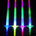 thumbnail image 3 of Glow Sticks,2Packs Toys Swords for Kids LED Sticks Glow Batons with Flashing Effect,Glow in The Dark Party Supplies Halloween Costume, 3 of 5