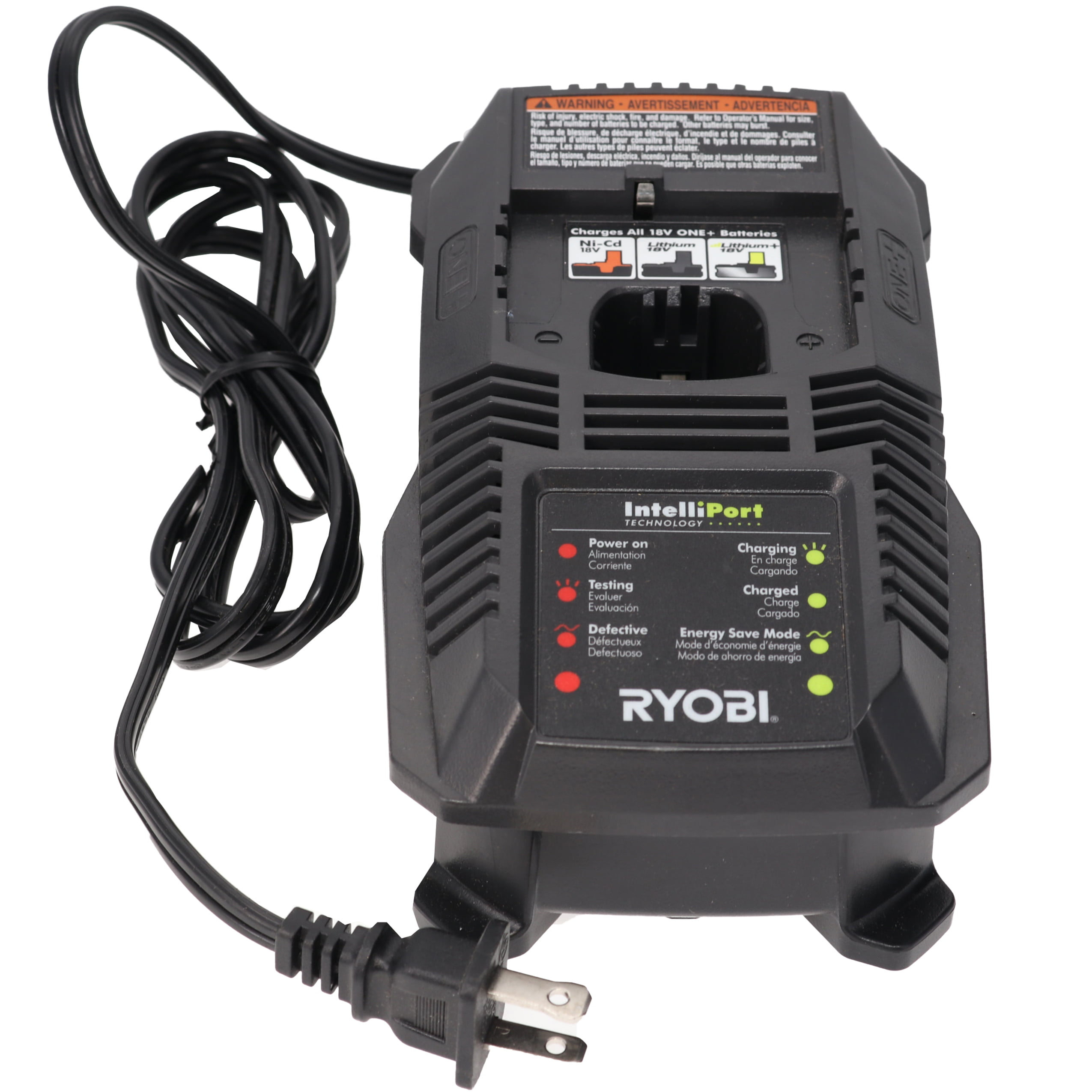 18V IntelliPort Battery Charger for sale online Ryobi P118 Lithium-ion/Ni-Cad ONE 