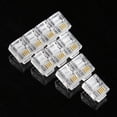 thumbnail image 4 of 100X 4 Pin RJ11 RJ-11 6P4C Modular Teléfono Teléfono Conector de enchufe de cristal Hugtrwg  Nuevos Originales, 4 of 6
