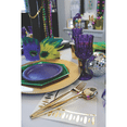 thumbnail image 2 of Plastic Purple Patterned Wine Glasses - Party Supplies - 12 Pieces, 2 of 5