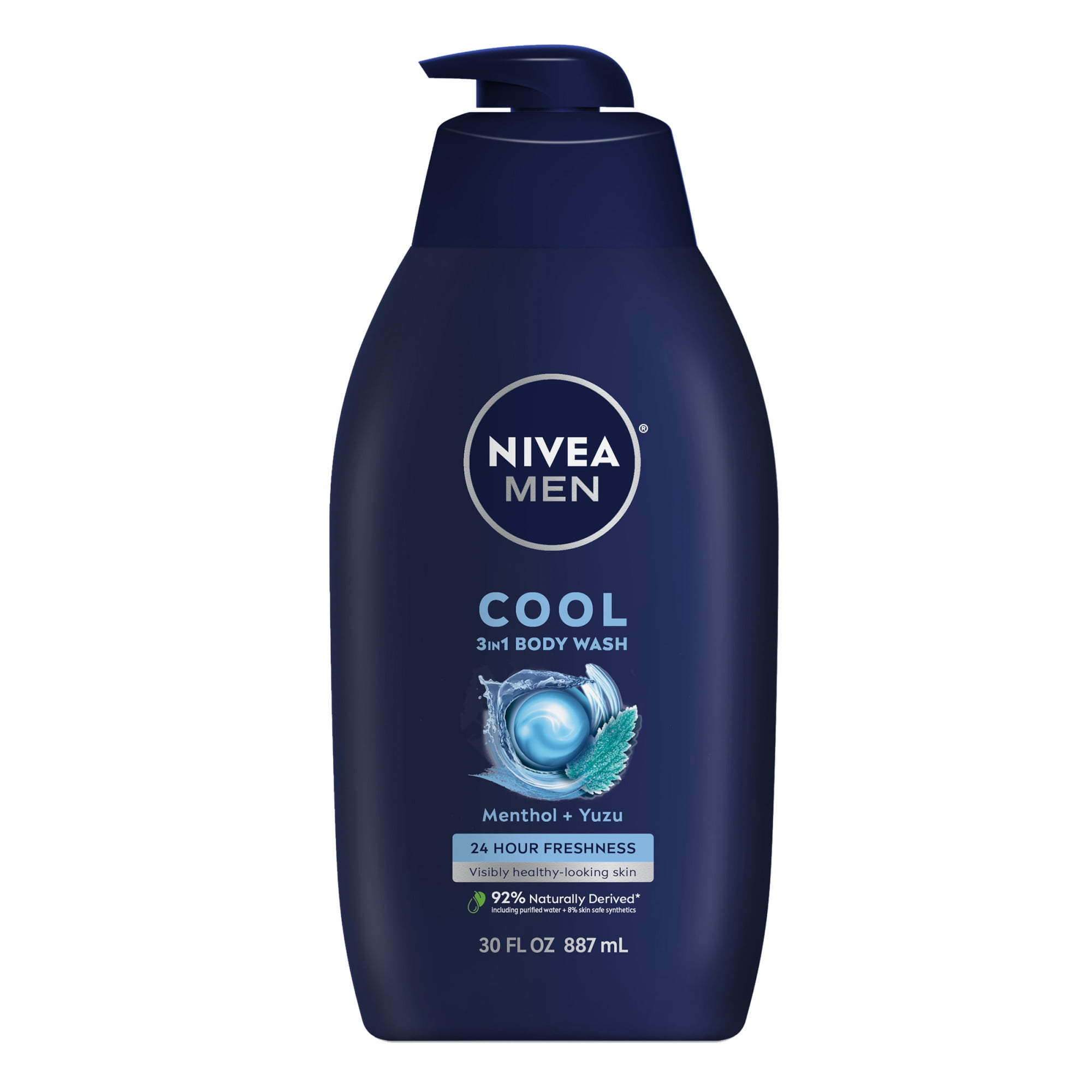 NIVEA MEN Active Clean 3-in-1 Men's Body Wash with Charcoal NIVEA MEN Active Clean 3-in-1 Men's Body Wash with Charcoal
