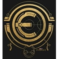 thumbnail image 2 of Girl's Marvel Eternals Golden Logo Graphic Tee Black Medium, 2 of 4