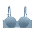 thumbnail image 6 of Y-Sunset Girls Strapless Bandeau Bra Seamless Push Up Everyday Training Bras Wireless Light Padded Comfortable Tube Bralette, 6 of 7