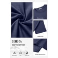 thumbnail image 4 of COOFANDY Men's Cotton T-Shirts Oversized Shirt Short Sleeves Streetwear Loose Fit Summer Tee Tops Washed Basic Unisex Shirts, 4 of 6
