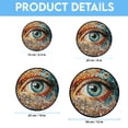 thumbnail image 6 of Hanging Stained Glass for Windows Mosaic Eye - Stained Glass for Windows Mosaic Eye, Festival Gift Ornament, Year-Round Decorative Piece, Home Wall & Window Art, 6 of 6