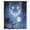 Blue, Silver, White, Black, variant on Aesthetic Owls Sheer Curtains 72 Inches Long for Living Room, Black Forest Moon Night Purple Light Filtering Privacy Drapes, Breathable Semi Sheer Window Treatment for Bedroom Dining Room