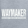 thumbnail image 5 of Wild Bobby Waymaker Inspirational/Christian Women Graphic Long Sleeve Tee, Heather Grey, XX-Large, 5 of 5