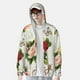 thumbnail image 2 of Balery Vintage Bike Flower Butterfly Sudadera ligera de manga larga con capucha y protección solar UPF 50+ para hombre y mujer, ideal para pesca y running-Medium, 2 of 7