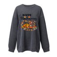 thumbnail image 3 of Hauts à Manches Longues pour Femmes Mode Décontractée Imprimé de l'Action de Grâce Blouse Ample à Manches Longues Col Rond Pull Décontracté, 3 of 4
