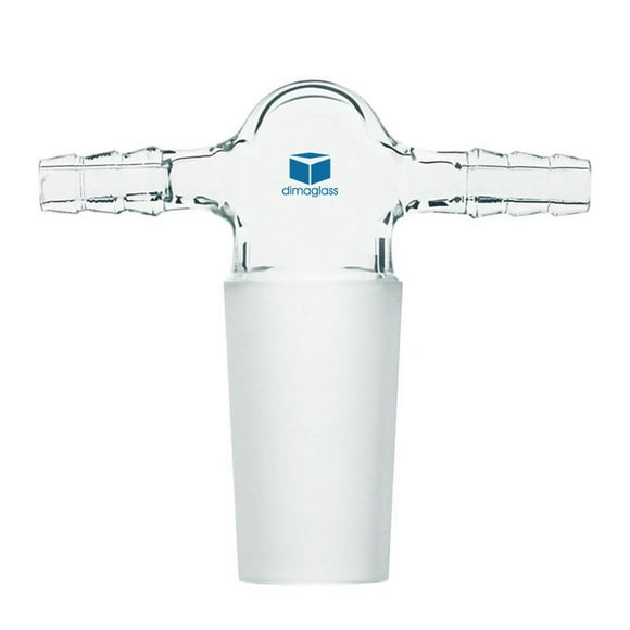 DIMA GLASS® Adapter, Inlet, Inner Joint 14/20 Joint Size, 10 mm Hose O.D.