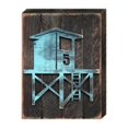 thumbnail image 1 of Designocracy 98540-18 Lifeguard Station Art on Board Wall Decor, 1 of 1