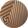 thumbnail image 1 of Ahgly Company Tapis Rond Lavable en Machine Intérieur Transitionnel Pérun Brun, 8 Pieds Rond, 1 of 7