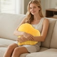 thumbnail image 4 of Huanglei Coussin de Dossier Mignon en Forme de Feuille pour Chambre, Canapé, Salon, 4 of 4
